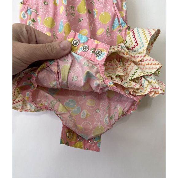 Matilda Jane Ruffle Lemon Bubble One Piece Body Suit 3 months NWOT - Picture 3 of 4